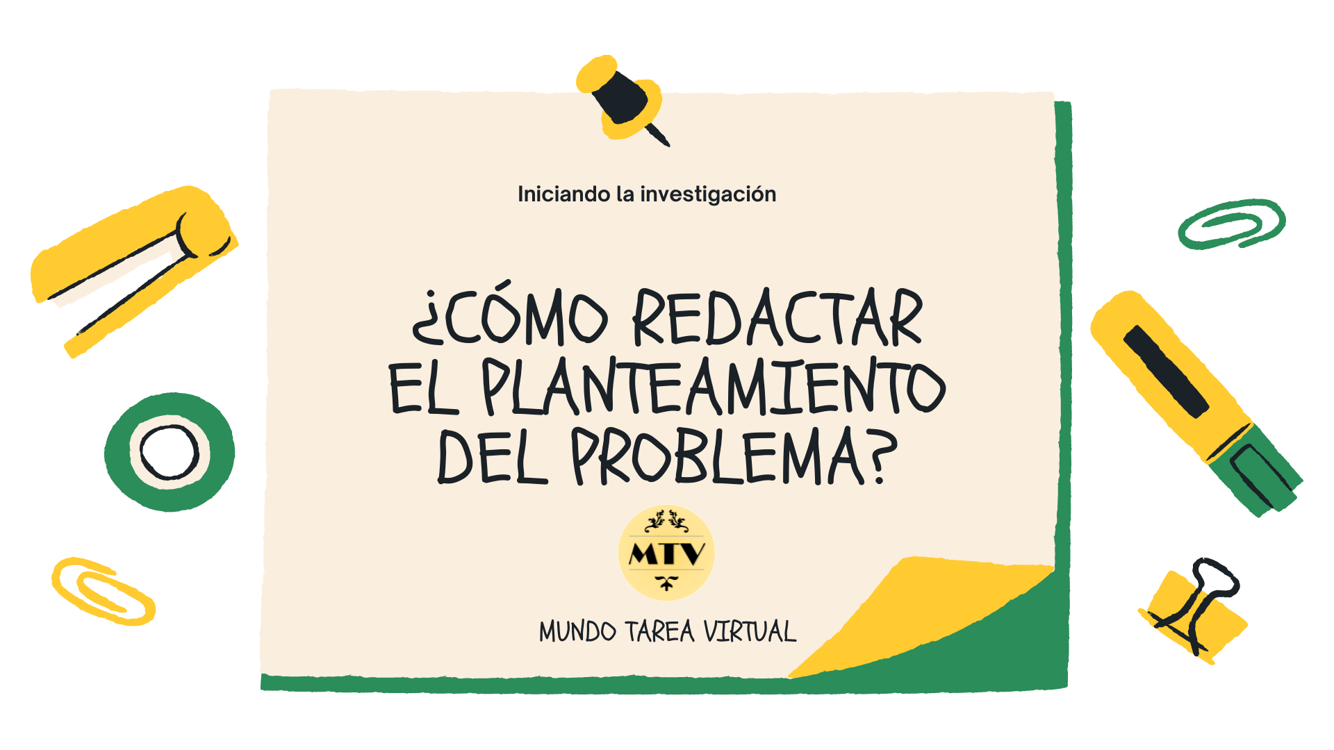 Tips Para Redactar El Planteamiento Del Problema En Una Investigación ...